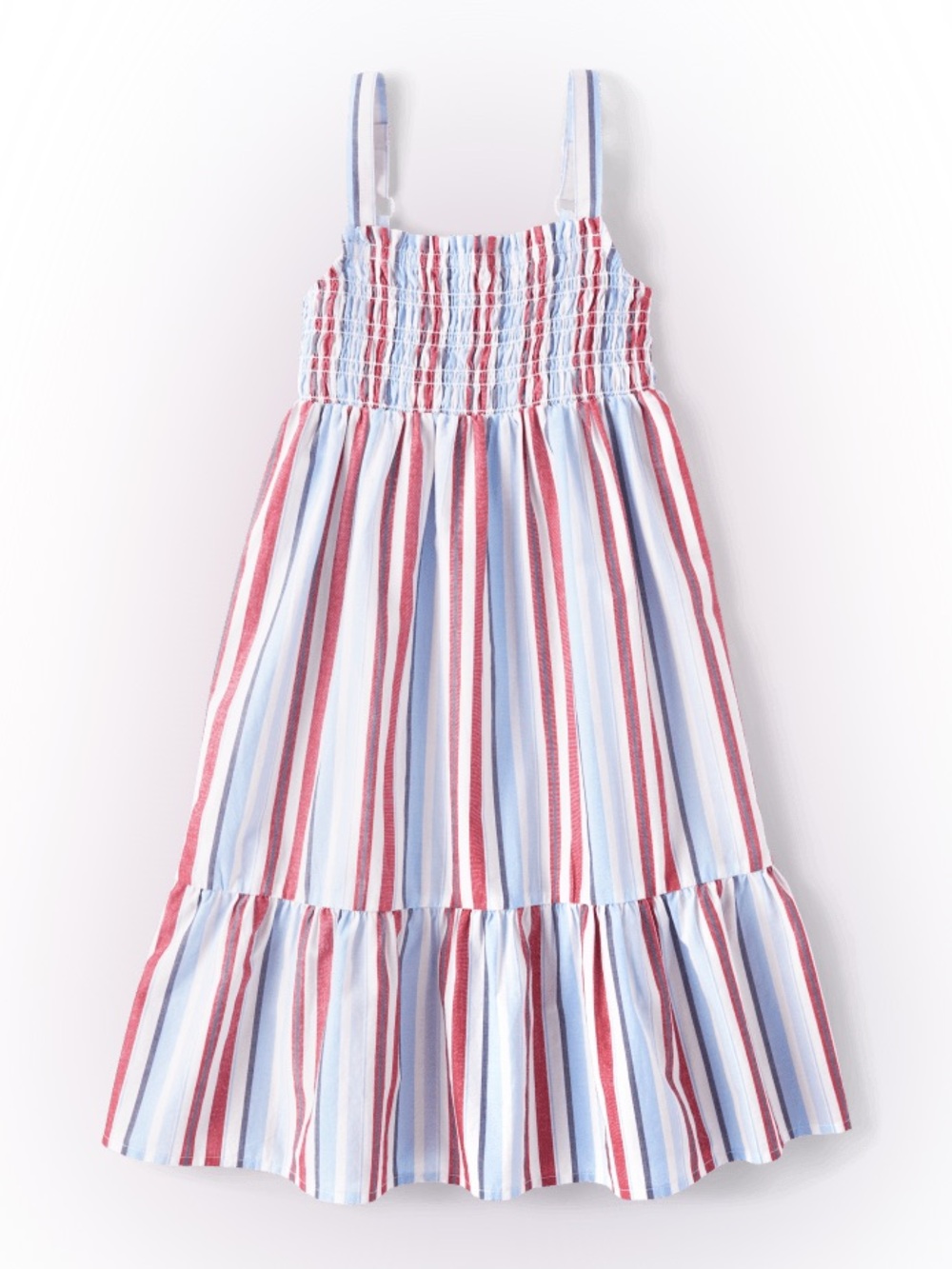 The Children Place Striped Poplin Step Midi Dress For Girls size 5/6